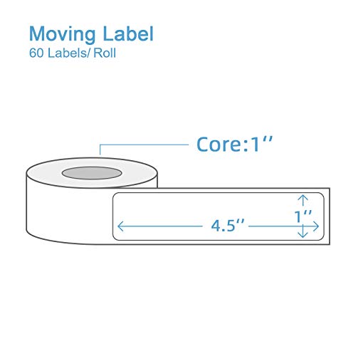 960 Count Moving Labels 14 Different Living Spaces with Fragile Stickers and Blank White Label Home Moving Color Coding Labels Moving Sticker for Storaging Packing Moving (16Rolls, 60/Roll) - color: Moving