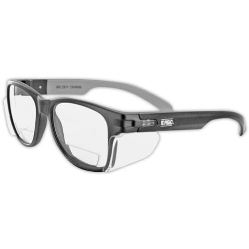 MAGID Gemstone Y50 Performance Anti-Fog Safety Glasses with Side Shields - color: Clear Lens | 2.0 Bifocal, size: 1 Pair