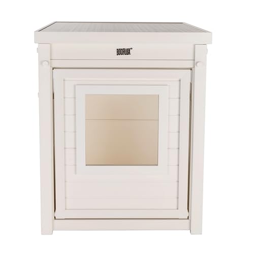New Age Pet® ECOFLEX® Litter Loo® Enclosure, Standard, Antique White - color: Antique White, size: Standard