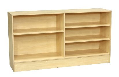 Only Hangers Cash Register Stand with 3 Height-Adjustable Shelves- 48" Black Melamine Checkout Counter - Available in Black and Maple. Available in 48" Wide and 72" Wide. (72" Wide, Maple) - color: Maple, size: 72" WIDE