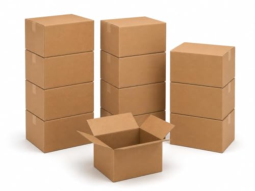 BOX USA Large Moving Boxes 20"L x 20"W x 15"H 12-Pack - Corrugated Cardboard Box for Shipping, Mailing, Packing, Packaging and Storage - size: 20x20x15" Large 12-Pk