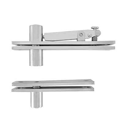 Hinge, Stainless Steel Pivot Door Hinge Heavy Duty Pivot Hinge for Wood Doors 360 Degree Shaft Stainless Steel
