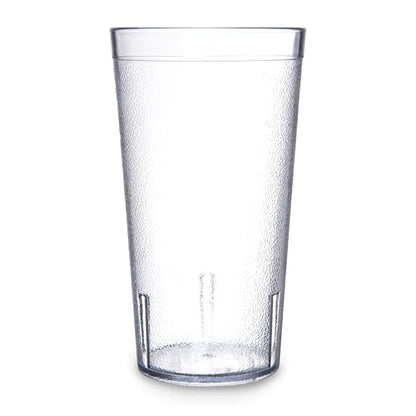 Carlisle Plastic Tumbler, 16 oz, Pebble Textured, Stackable, 24-Pack