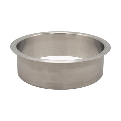 Outwater 6" (Nominal) Diameter x 2" Height 304 Polished Stainless Steel Trash Grommets for Countertop Inserted Trash Chutes - size: 6in. Dia x 2in. H