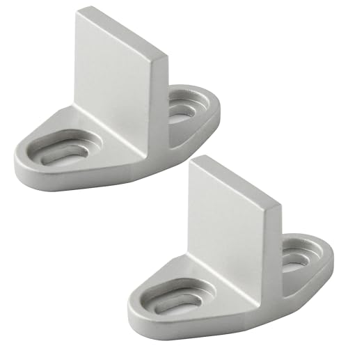 HASWARE Sliding Barn Door Bottom Floor Guide, Silver2 - color: Silver2
