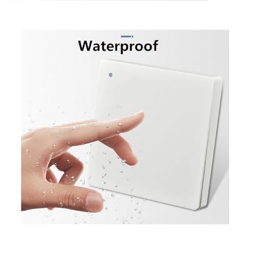 Wireless Controller Switch & Receiver Module Kit Max 100M Open Space IP54 Waterproof for Light Doors