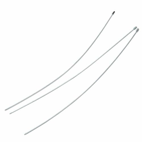 100 Security Lanyard Wire Ball & Point Metal 8 Inch EAS Loss Prevention by Bullseye Protection - for Hard Tags and Antisholifting Systems Clothes Security Tag Lanyard for Anti-Theft Systems - size: 100 Security Lanyards
