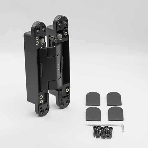 Self-Closing Hidden Hinge – Heavy-Duty Metal, Durable, Concealed Design, Supports Commercial & Residential Doors, Suitable for Interior & Exterior Use (1)