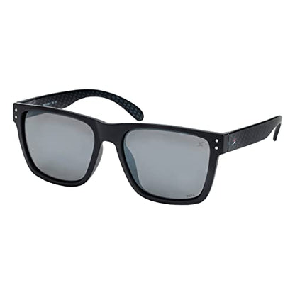 X Power ANSI Z87+ Extra Large Weekenders Impact Resistant Safety Sunglasses - color: 009 Black & Carbon Fiber Frame / Grey Lens, size: X-Large