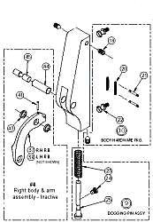 CRL 30991313 Dark Bronze Right Side Body and Arm Assembly for Left Hand Reverse 1095 Panic Exit Device - color: Dark Bronze, size: Right