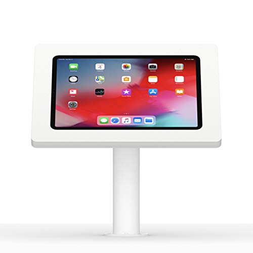 VidaMount White Enclosure and Fixed Neck Wall/Table Surface Mount [Bundle] Compatible with iPad Pro 11" (1st Gen) & Air 10.9" (4th Gen) - color: White, size: iPad Pro 11" (1st Gen) & Air 10.9" (4th Gen)