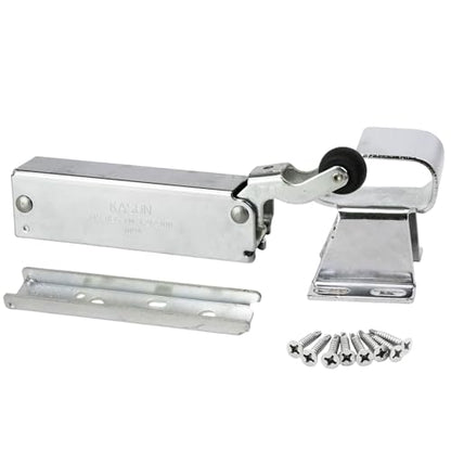 Awoco 1094 Hydraulic Door Closer, Concealed Mounting with 1094-X27 Adjustable Wide Hook (7/8" to 1-5/8" Offset) for Walk-in Coolers/Freezers by Kason - style: Concealed closer with 7/8” to 1-5/8" Hook