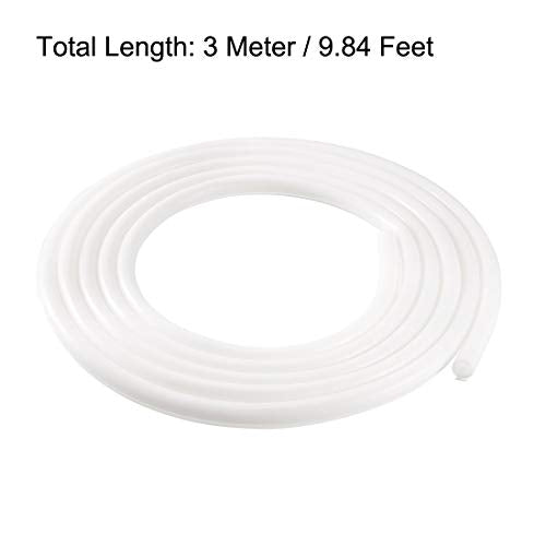 uxcell T-Slot Mount Window Weatherstrip Seal 9mm Bulb Bubble for 5mm Slot 3 Meters Long White - color: White, size: 3m