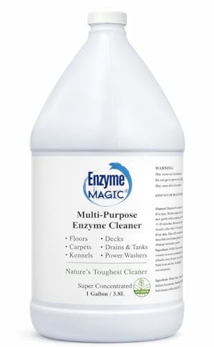 Multi-Purpose Enzyme Cleaner |Super Concentrated | Floor Cleaner | Clogged Drain | Hard Surface Cleaner | Grease Trap Cleaner | Deck cleaner | Power Wash | Carpet Cleaner | Stain Remover