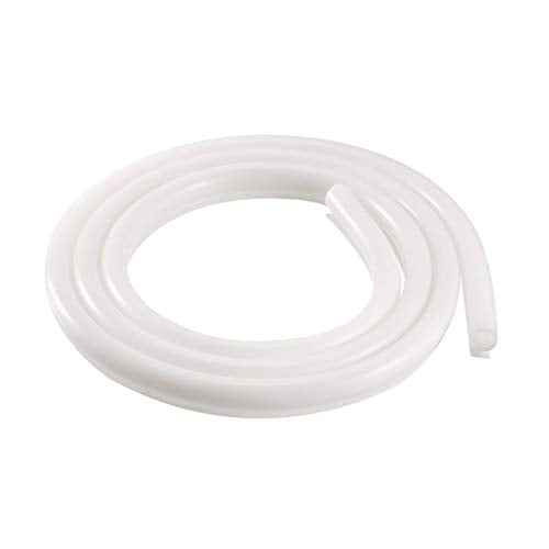 uxcell T-Slot Mount Window Weatherstrip Seal 7mm Bulb Bubble for 5mm Slot 1 Meter Long White - color: White, size: 1m