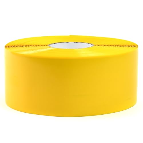 Industrial Floor Marking Tape (Yellow, 4in x 100ft) - color: Yellow, size: 4" x 100'