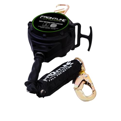 Frontline RPGCLE30' Leading Edge Cable SRL with Carry Handle & Tagline | Durable Thermoplastic Housing | Ergonomic Design | High Strength Components | ANSI & OSHA Compliant (1 Pack) - size: 30'