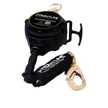 Frontline RPGCLE30' Leading Edge Cable SRL with Carry Handle & Tagline | Durable Thermoplastic Housing | Ergonomic Design | High Strength Components | ANSI & OSHA Compliant (1 Pack) - size: 30'