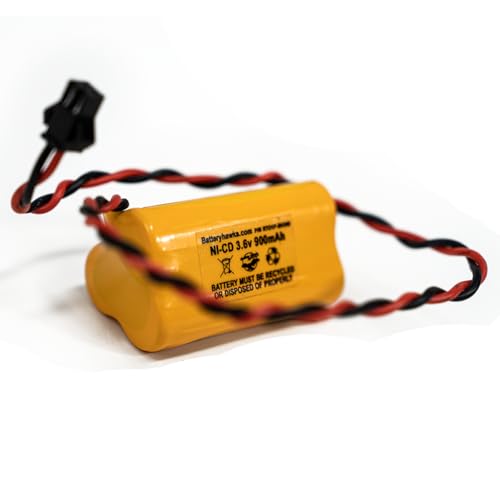 ELB B001 ELBB001 ELB-B001 AA900MAH 3.6v 900mAh Exit Sign Emergency Light NiCad Battery ANIC1566 0253799 (1 Pack, 1, Count) - size: 1 Pack
