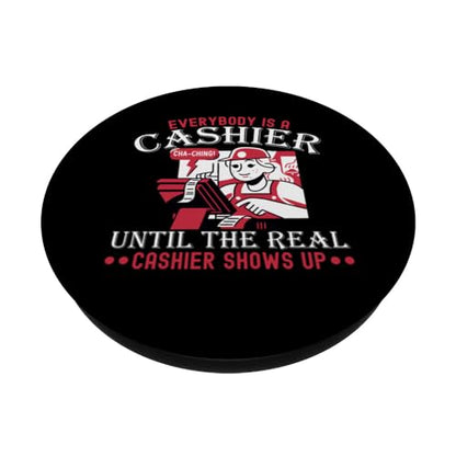 Cashier Register Counter Retail Worker PopSockets Standard PopGrip