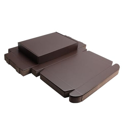 Brown Shipping Packaging Boxes Mailers E-Commerce Packing 20Pcs13×9×2 Inch - color: Brown