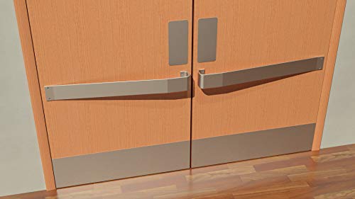 KOSHKA Door Kick Plate Peel and Stick (8"x 34", Stainless Steel Finish)