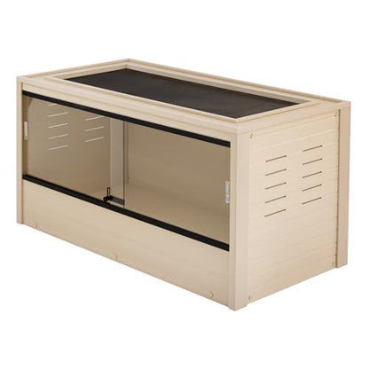 New Age Pet® ECOFLEX® 36" Mojave Reptile Enclosure, Medium, Maple - color: Tan, size: Medium