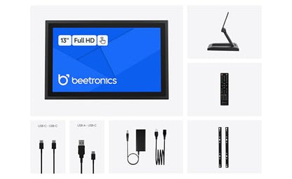 Beetronics 13 Inch Touchscreen Monitor | Full HD 1080p | 13TS7M/U1 - size: 13 Inch