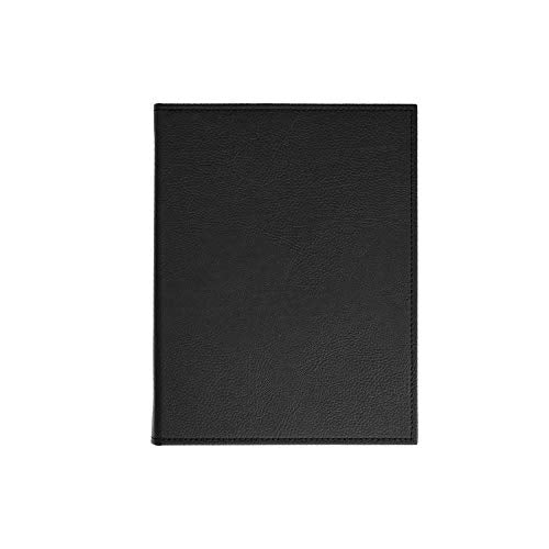 Menu Covers Made of Premium Faux Leather (10-Pack) - 8.5" X 11" - 4 Views - Black - color: Black, size: 4 Views