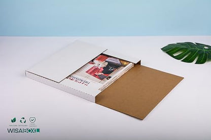 Vinyl Record Mailers, 12.8x12.8x1 inch LP Album Shipping Boxes - size: 20 Pack
