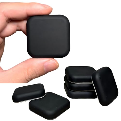 Door Stoppers for Wall, Silicone Door Knob Wall Protector, Square Black - size: 6pcs, Square, Black