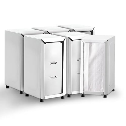 OCS Parts 6-Pack Two-Sided Tall-Fold Napkin Dispensers | White - color: White