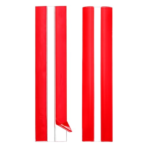 uxcell 2pcs Acrylic Flexible Hinges 150x35mm Invisible Living Hinge 360° - size: 150x35mm
