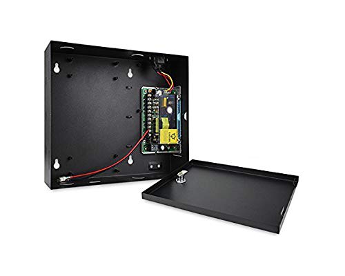 MENGQI-CONTROL 4 Doors Complete TCP/IP PIN Code RFID Card/Fob Access Control Systems with North American Standard Electric Strike for Latch Doors Keypad Reader 110V Power Supply APP Remote Open Door - style: 4Door RFID/PIN Strike Lock