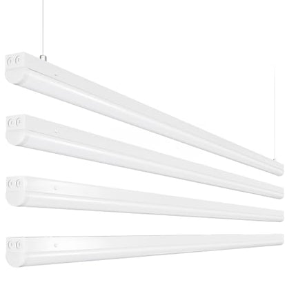 8ft LED Linear Strip Lights 100/80/60W, 30/40/5000K Garage Light - color: Suspended Mount, size: 8FT-4P