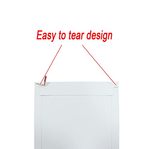 Bonfasvo Rigid Mailers 30 Pack 9.25 x 11.75 inches White Self Seal Stay Flat Bulk Cardboard Kraft No Bend Mailers Peel and Seal for Document Photos Pictures Papers Files CD - color: White, size: 9.25 x 11.75 Inch (30 Pack)