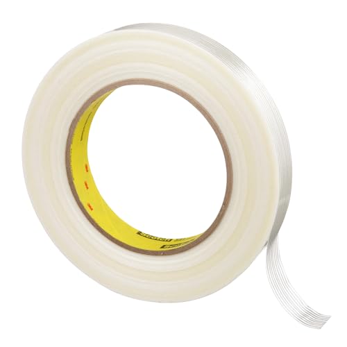 Scotch Filament Strapping Tape, 1/2 in. x 60 yds. (Clear)