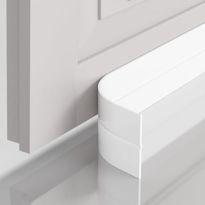 Weather Stripping, 2 in x 36 ft White Silicone Door Seal Strip - color: White, size: 2 Inch x 36 Feet