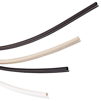 Window Weatherstrip Seal 5/16" Bulb Bubble Kerf Mount 4 Colors & 6 Length Options (50', Brown) - color: Brown, size: 50 Feet