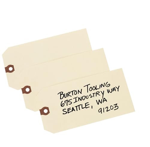 Avery® Unstrung Shipping Tags, 11.5 pt. Stock, 2-3/4" x 1-3/8", 1,000 Manila Hang Tags (12301)