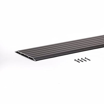 Aluminum Thresholds Extra Width 5"-6"-7"-8" Inch - Residential/Commercial use. Saddle/Handicap Easy Installing and Accessible/Fireproof Rated high-Quality (8"x36") - size: 8"x36"