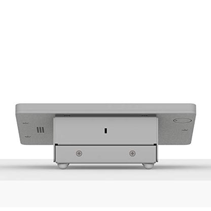 VidaMount Light Grey Enclosure and Fixed Tilted 15° Desk/Surface Mount [Bundle] Compatible with iPad mini 4 & 5 - color: Light Grey, size: iPad Mini 4 & 5