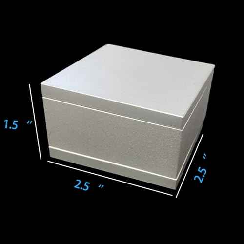 Pre Press Mold Made of Food Grade Anodized 6061 Aluminum (Silver, 2.5x2.5 inch) - size: 2.5x2.5 inch