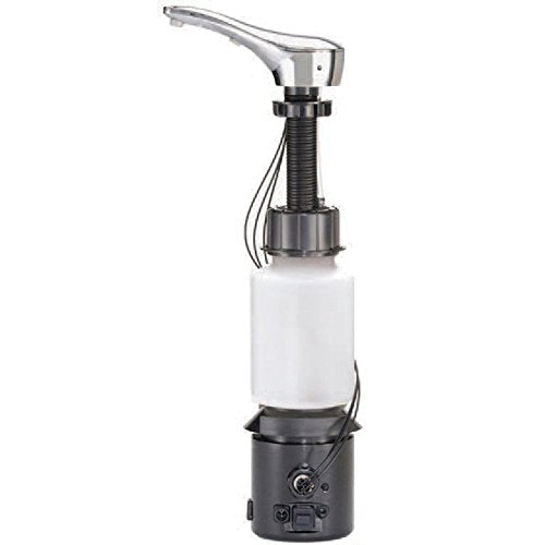Bobrick 824 Automatic Liquid Soap Dispenser, Top-Fill Touch-Free Soap Spout 34-fl oz. (1.0-L) Liquid Soap Capacity, For Public Restroom Countertops 1-3/8” Mounting Diameter, Chrome Finish - size: 1" Mounting Diameter