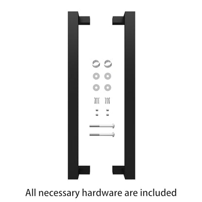 BARNSMITH 24 Inches Commercial Door Handle Pull, Back-to-Back Door Handle