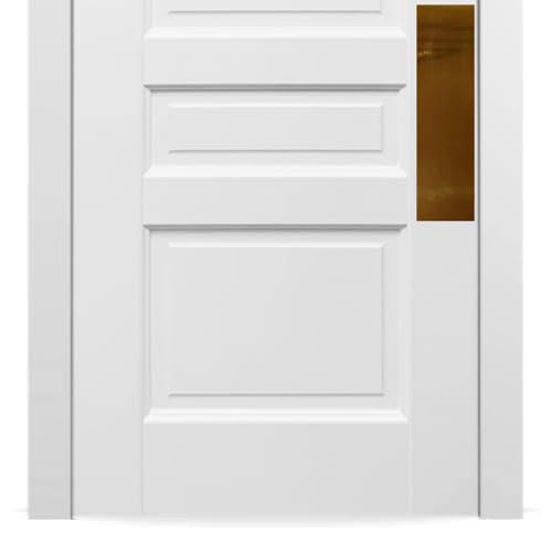 Deck the Door Decor | Door Push Plate - Screw Mount - Multiple Sizes & Finishes (Shiny Brass, 3 x 12)(Pack of 2) - color: Shiny Brass, size: 3 x 12" ( 2 Pack)