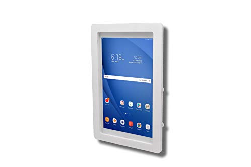 Security Anti-Theft Acrylic VESA Enclosure for Amazon Fire HD 10 2015/2017/2019 with Free Wall Mount Kit (White, Fire HD 10 2015/2017/2019) - color: White, size: Fire HD 10 2015/2017/2019
