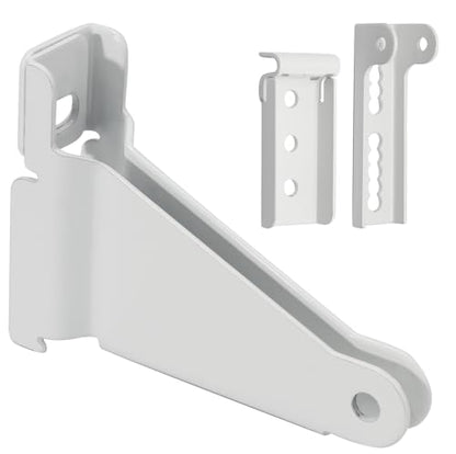 Biaungdo White Reinforced Storm Door Closer Bracket Kit