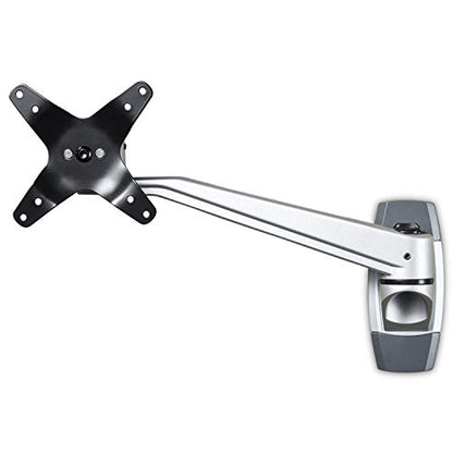 StarTech Wall Mount Monitor Arm 12in to 34in, 30.9lb/14kg, Swivel, Silver - color: Silver, style: Single-Swivel