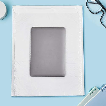 Henoyso 30 Pcs Bubble Poly Mailers Padded Envelopes,White,12 X 16 Inches - color: White, size: 12 x 16 Inches